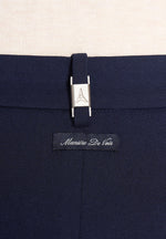 Pierre - Twin Pleat Tailored Trousers - Navy