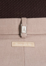 Pierre - Twin Pleat Tailored Trousers - Taupe