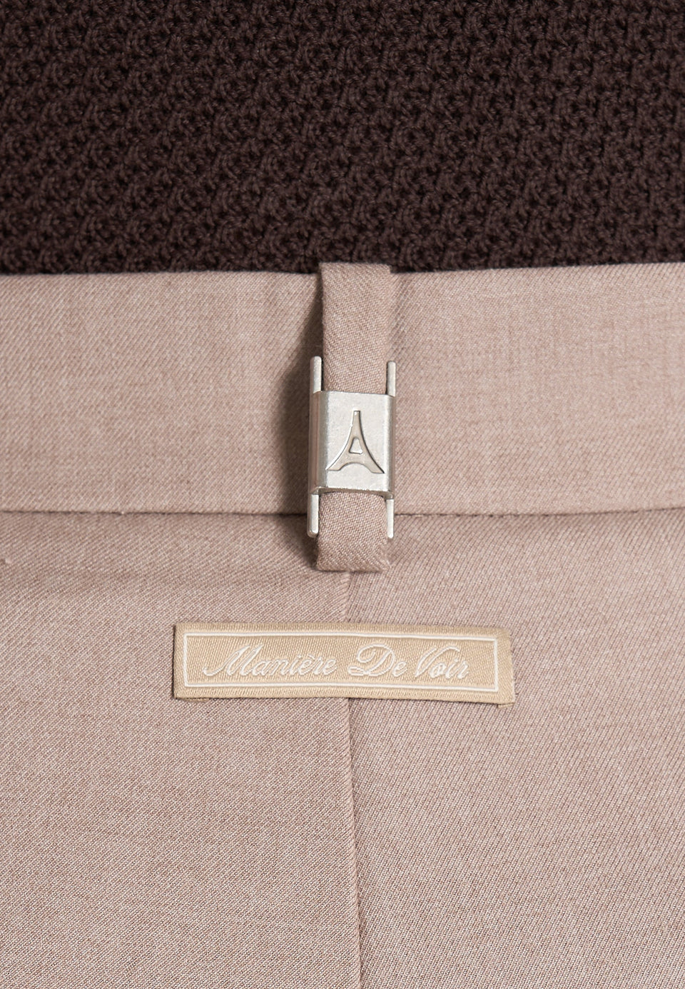 Pierre - Twin Pleat Tailored Trousers - Taupe