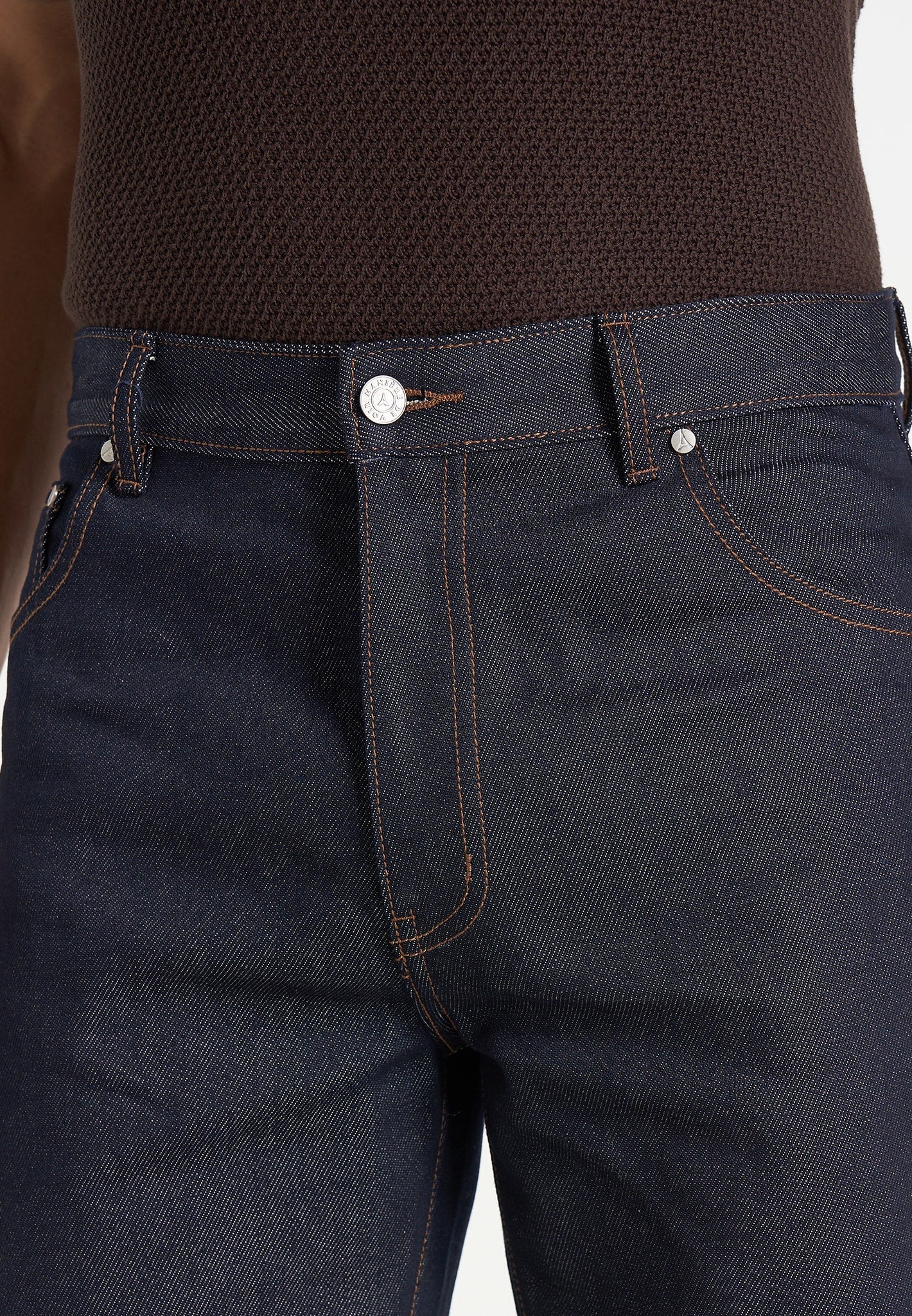 DN001 - Tapered Fit Denim Jeans - Indigo