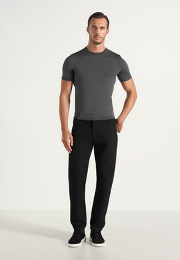 DN001 - Tapered Fit Denim Jeans - Black