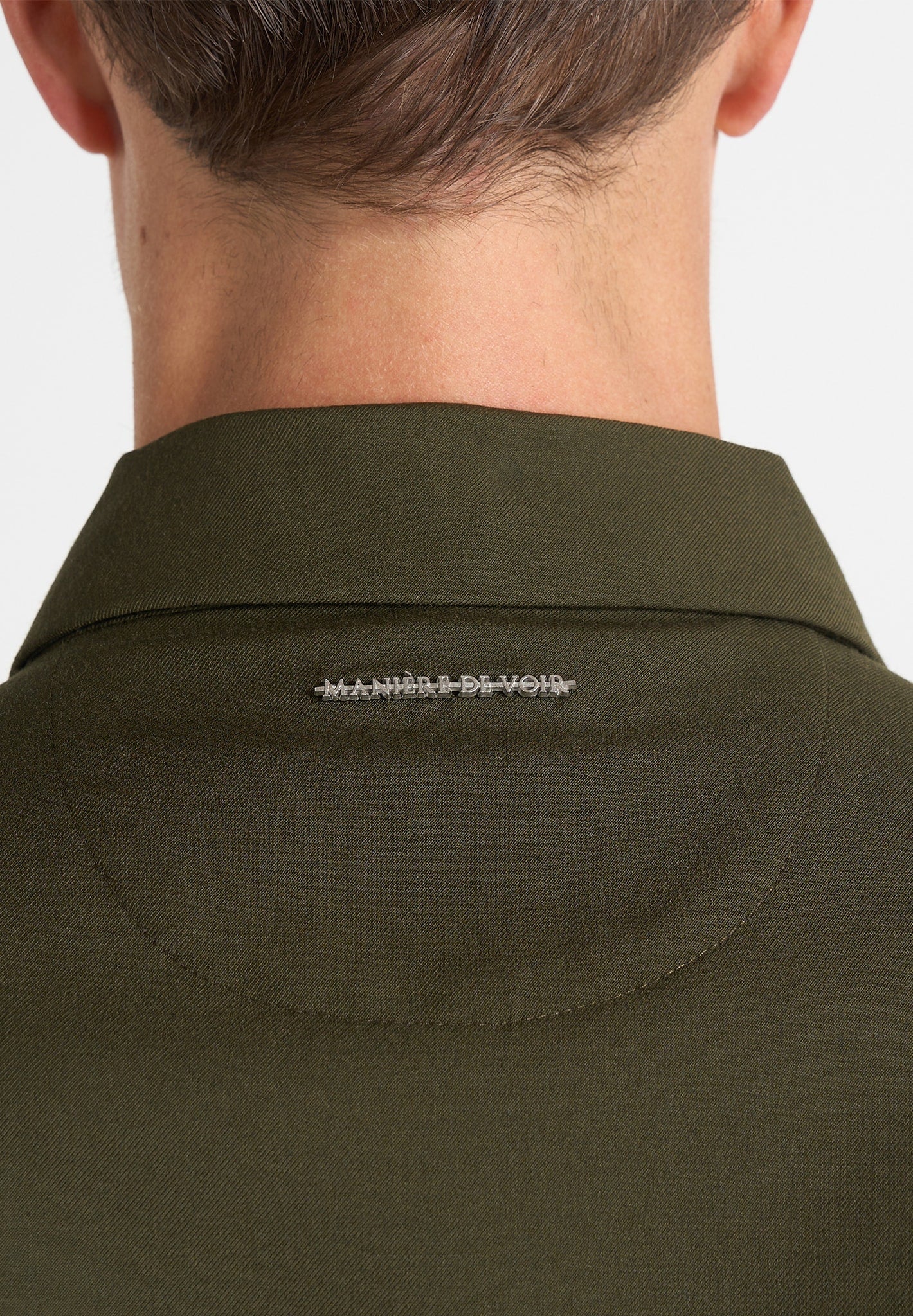 Valentin - Classic Tailored Long Sleeve Shirt - Olive