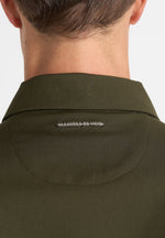 Valentin - Classic Tailored Long Sleeve Shirt - Olive