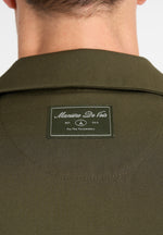 Abel - Boxy Twill Double Breasted Shirt - Olive