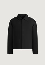 Bram - Minimal Tailored Wool-Blend Jacket - Black
