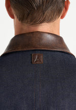 Cameron - Unisex Oversized Denim Bomber Jacket - Indigo