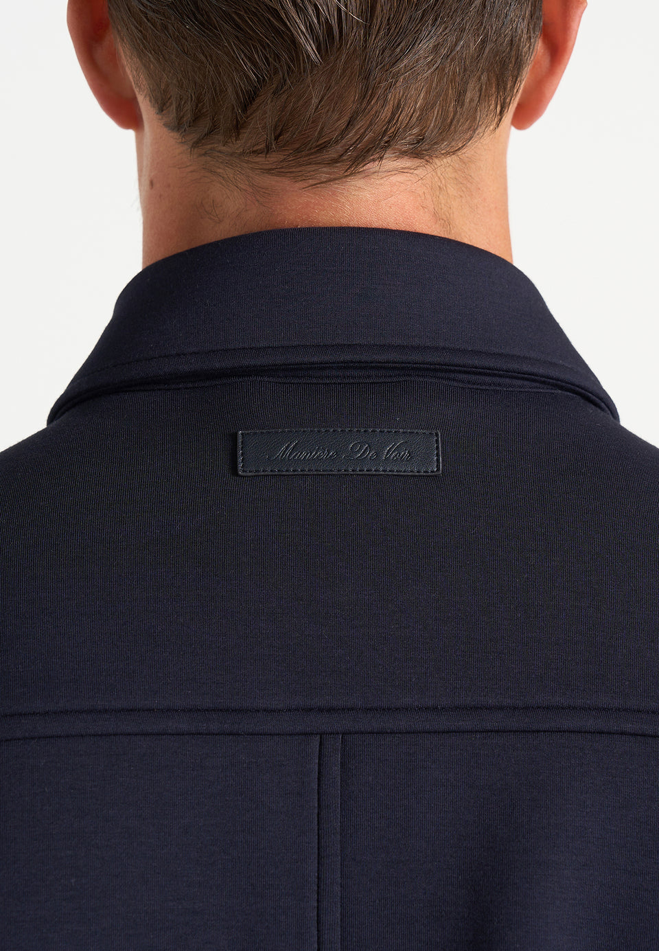 Kairo - Neoprene Trucker Jacket - Navy