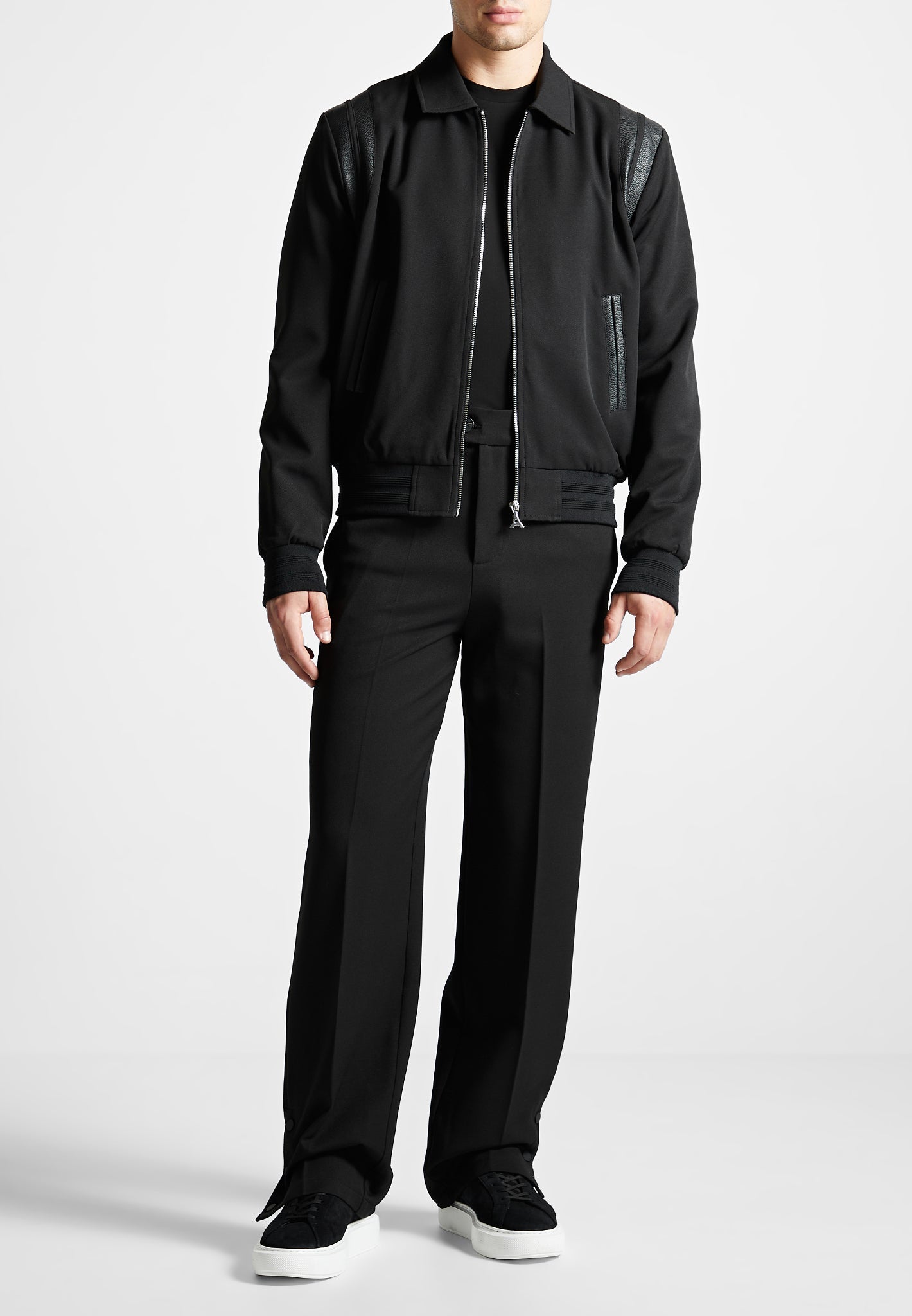 straight-leg-buttoned-cuff-trousers-black