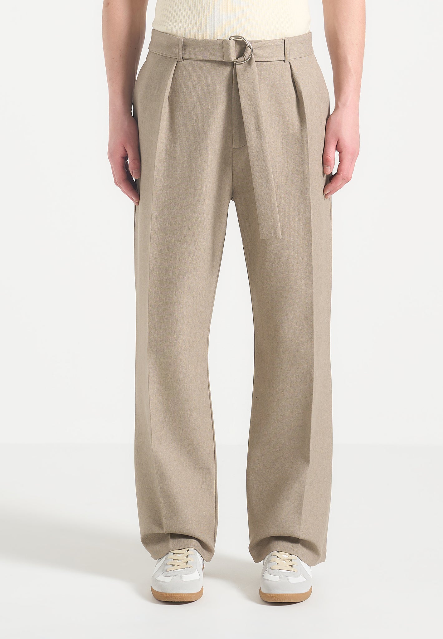 relaxed-fit-textured-belted-tailored-trousers-beige