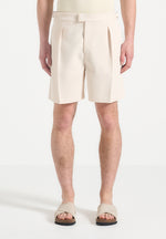 twill-pleated-shorts-cream