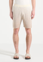 ombre-knit-shorts-beige-white