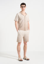 ombre-knit-revere-shirt-beige-white