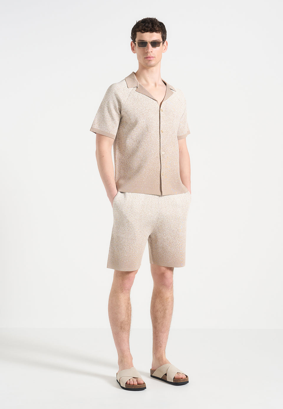 ombre-knit-revere-shirt-beige-white