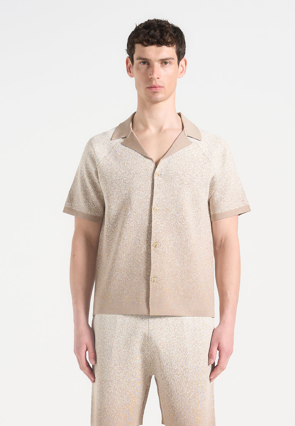 ombre-knit-revere-shirt-beige-white