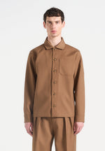 hatched-tailored-overshirt-fawn