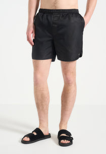 Yvon - Polished Nylon Swim Shorts - Black