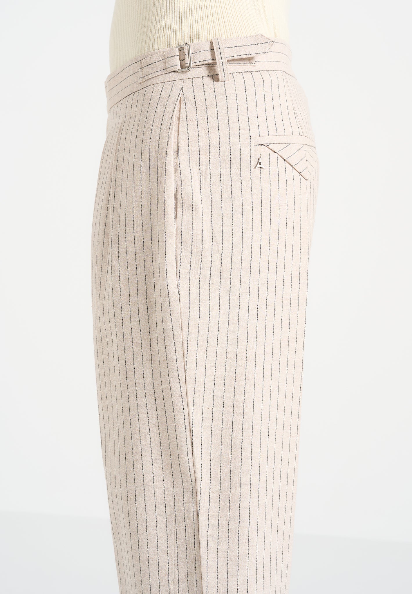 relaxed-fit-twin-pleat-pinstripe-trousers-beige