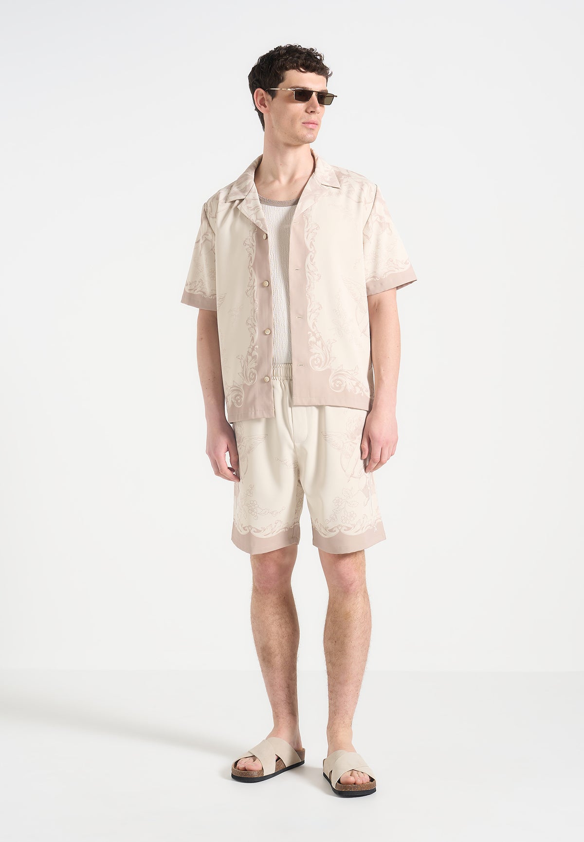 Adrien - Baroque Shorts - Cream/Beige