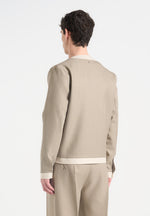 tailored-cardigan-with-contrast-placket-beige