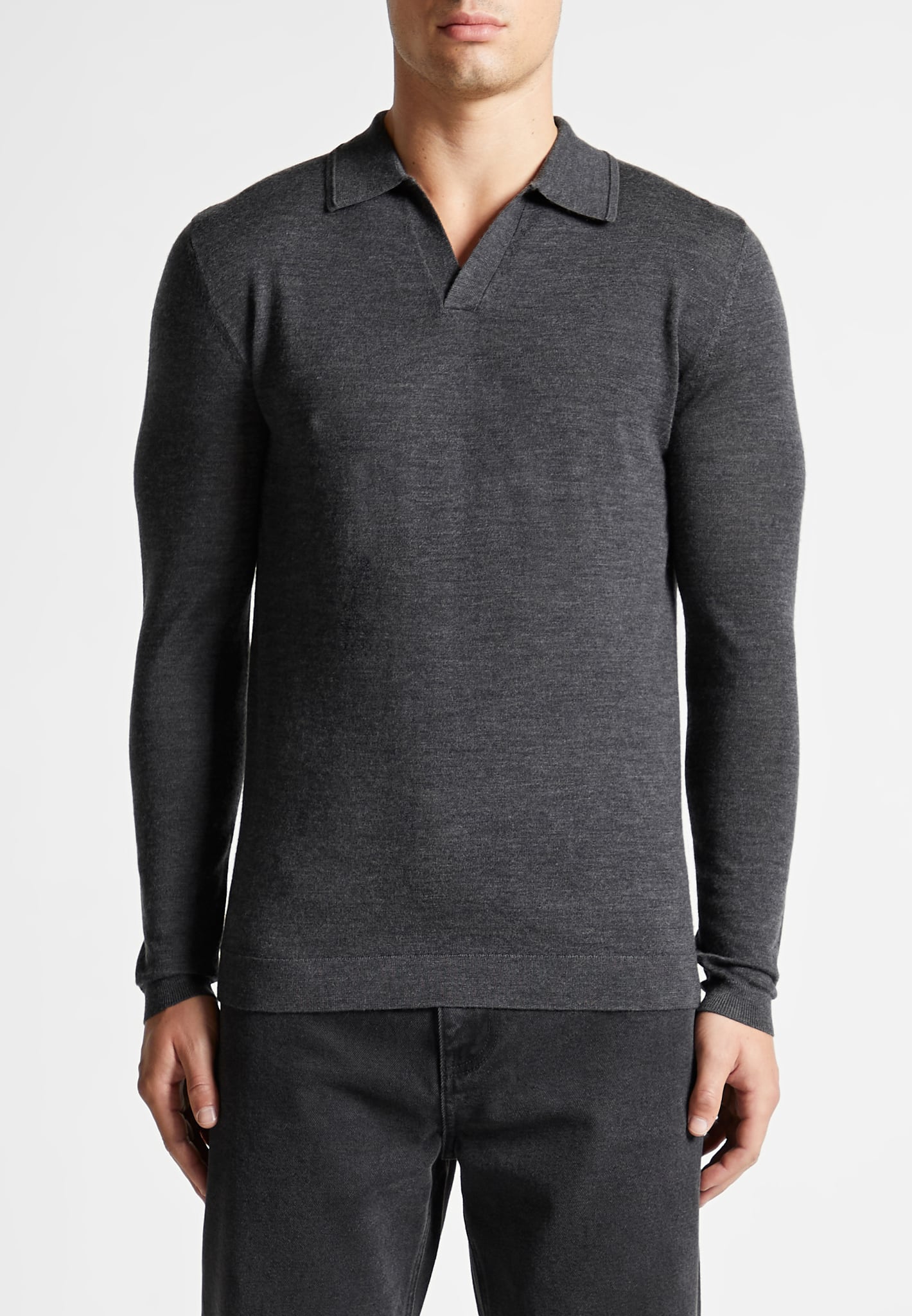 merino-wool-long-sleeve-revere-polo-shirt-grey