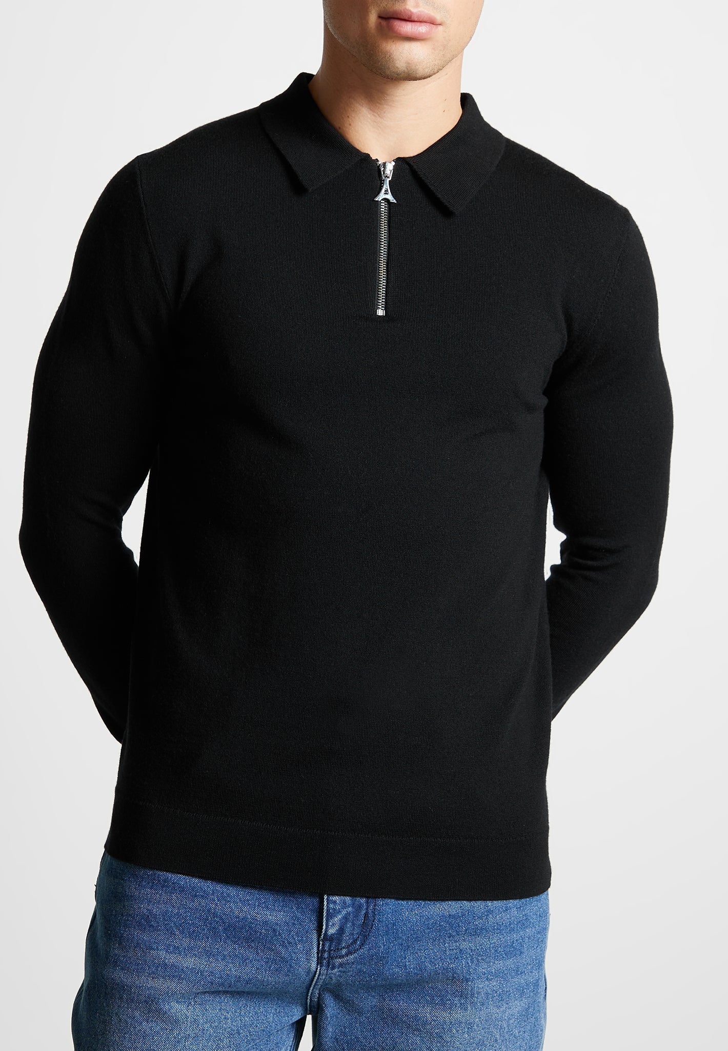 Diesel long sales sleeve polo