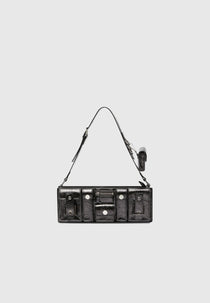 Multi Cargo Pocket Bag - Black Chrome