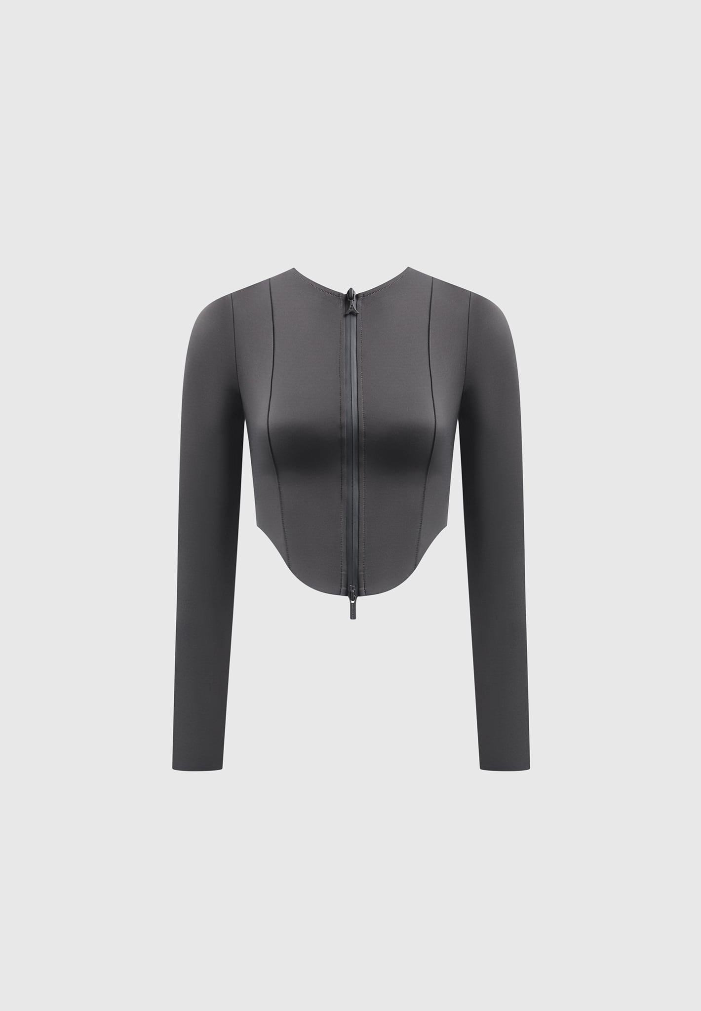 Neoprene Corset Jacket - Charcoal Grey