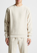 neoprene-regular-fit-crew-neck-jumper-stone
