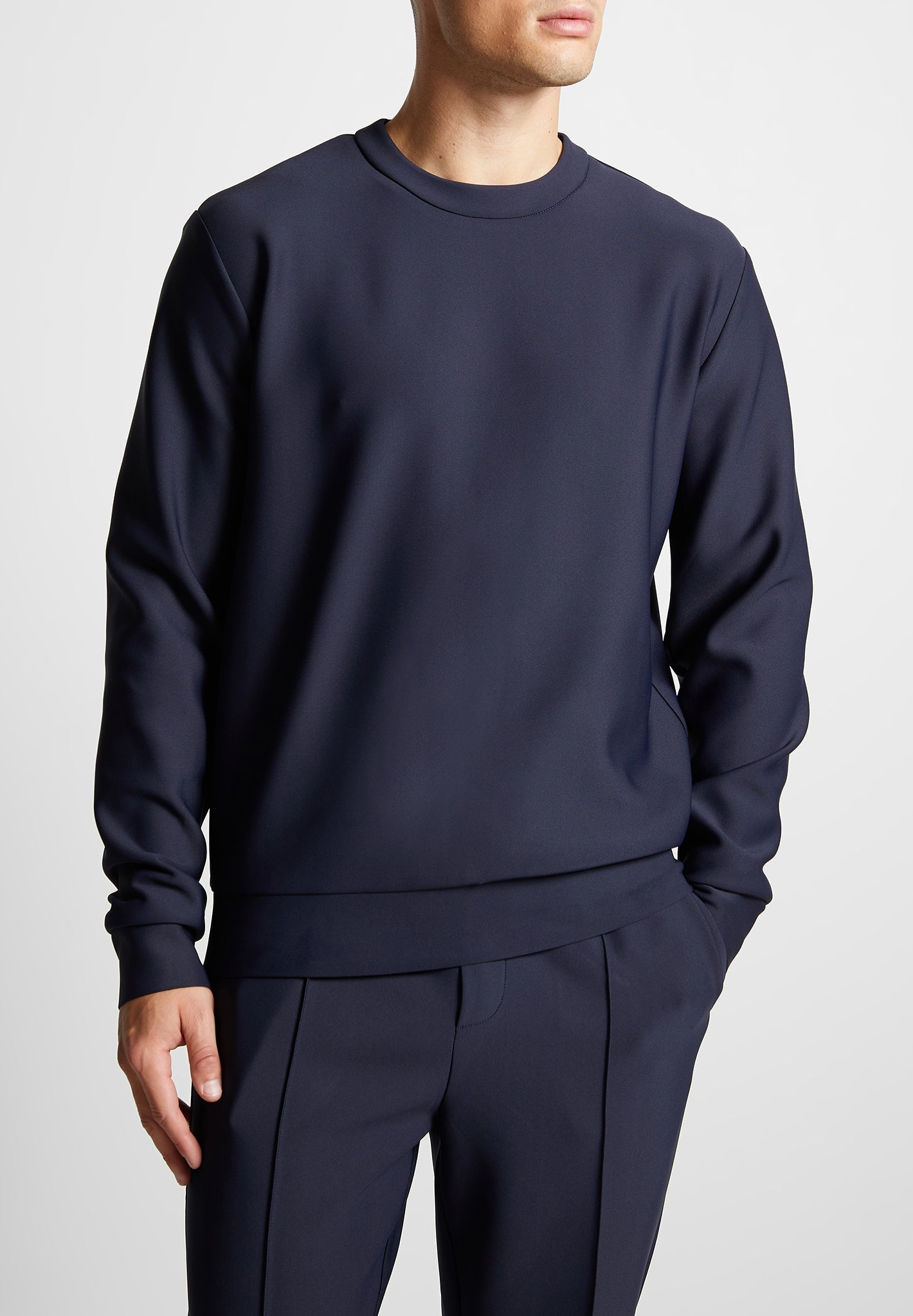 neoprene-regular-fit-crew-neck-jumper-navy