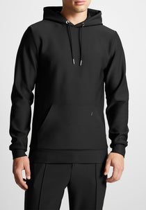 Neoprene Regular Fit Hoodie - Black