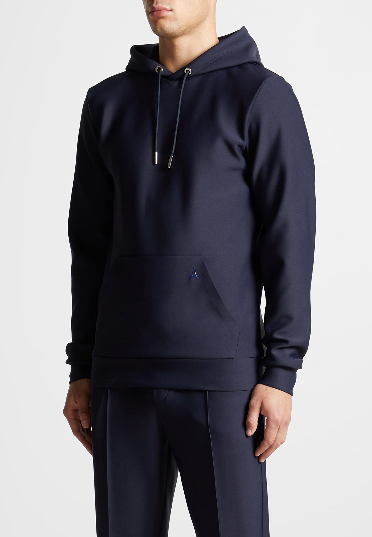 neoprene-regular-fit-hoodie-navy