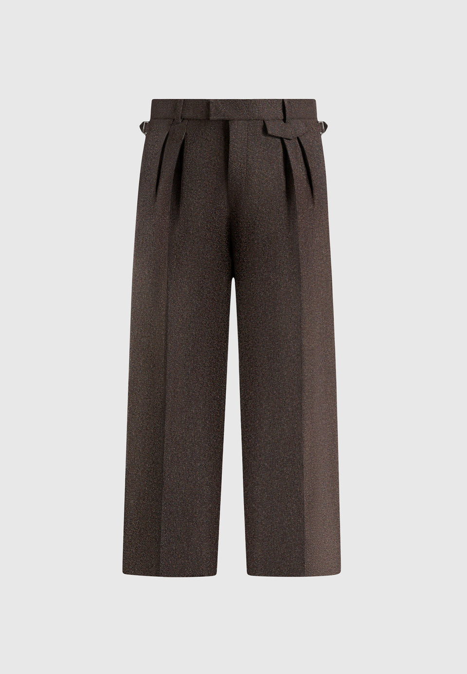 pierre-twin-pleat-melange-tailored-trousers-brown