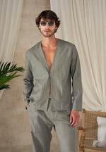 Axel - Minimal Kimono Shirt - Khaki