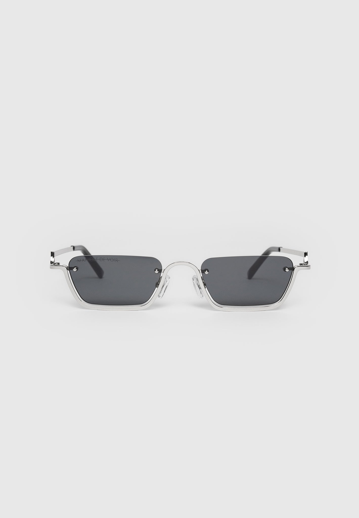 Kai - Frameless Sunglasses - Silver