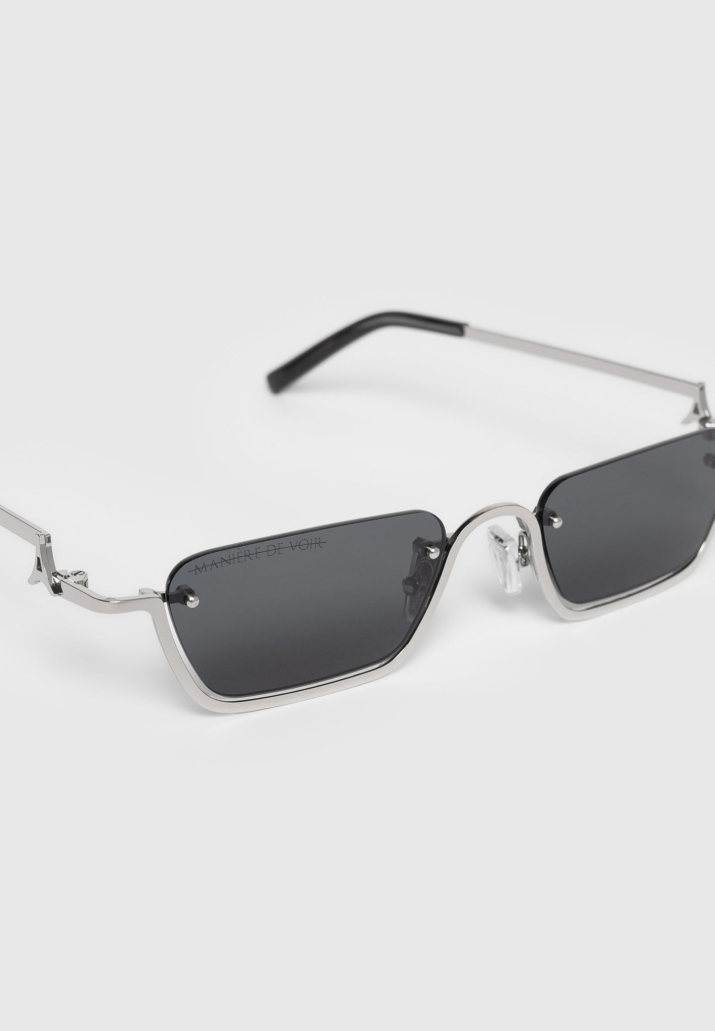 Kai - Frameless Sunglasses - Silver