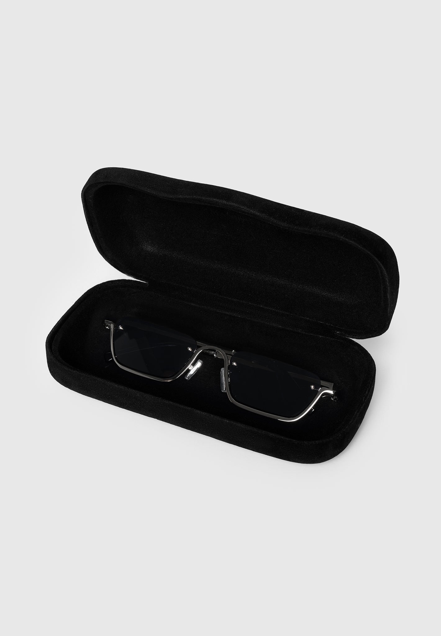 Kai - Frameless Sunglasses - Silver