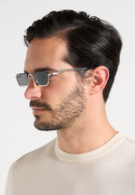 Kai - Frameless Sunglasses - Silver