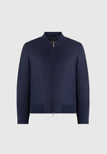 Sami - Tailored Bomber Jacket - Navy