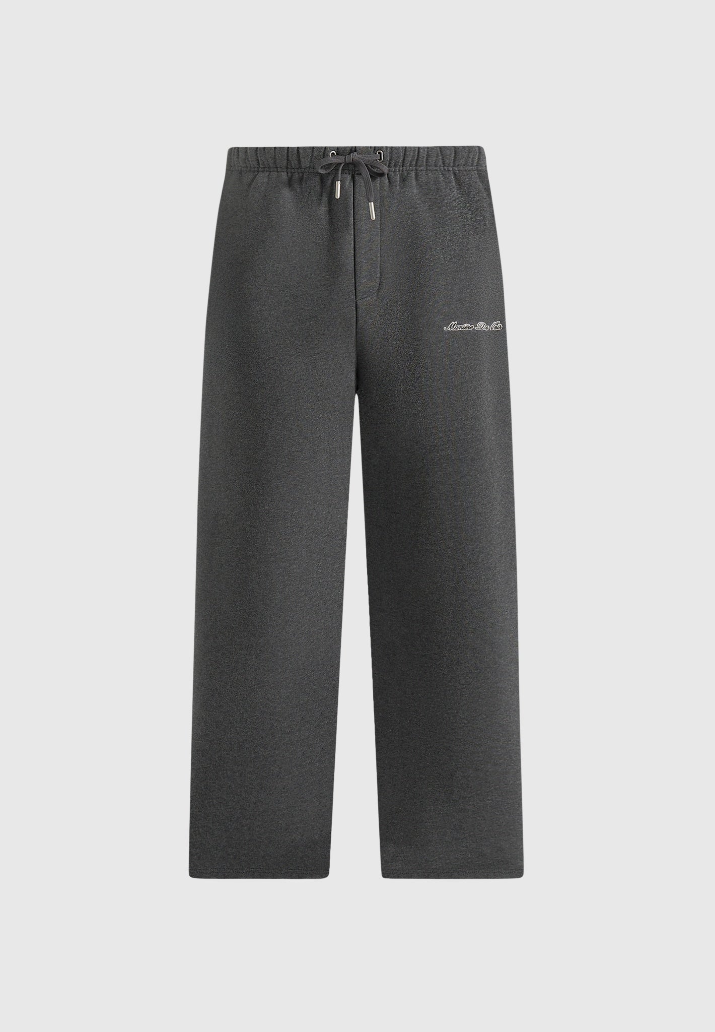 JS003 - Unisex Signature Wide Leg Joggers - Charcoal Grey