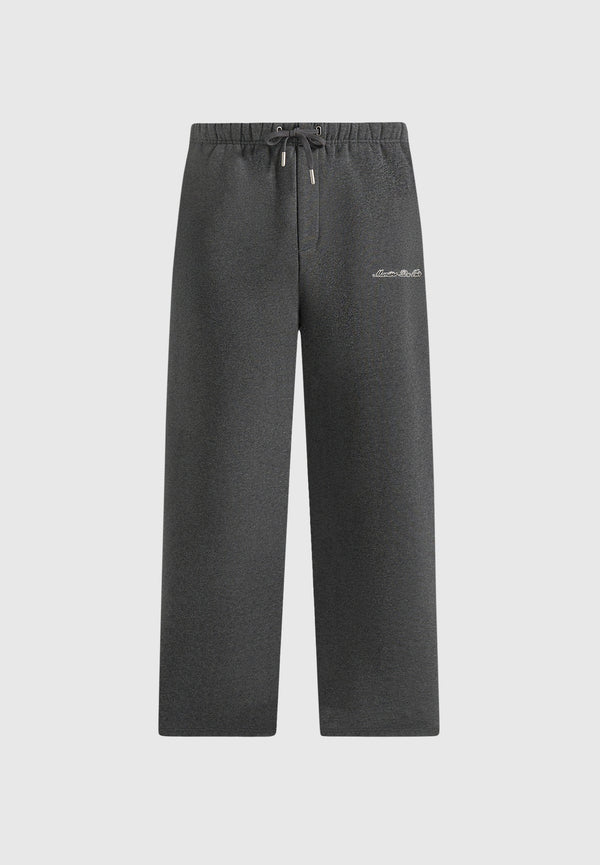 JS003 - Unisex Signature Wide Leg Joggers - Charcoal Grey