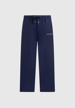 JS003 - Unisex Signature Wide Leg Joggers - Navy