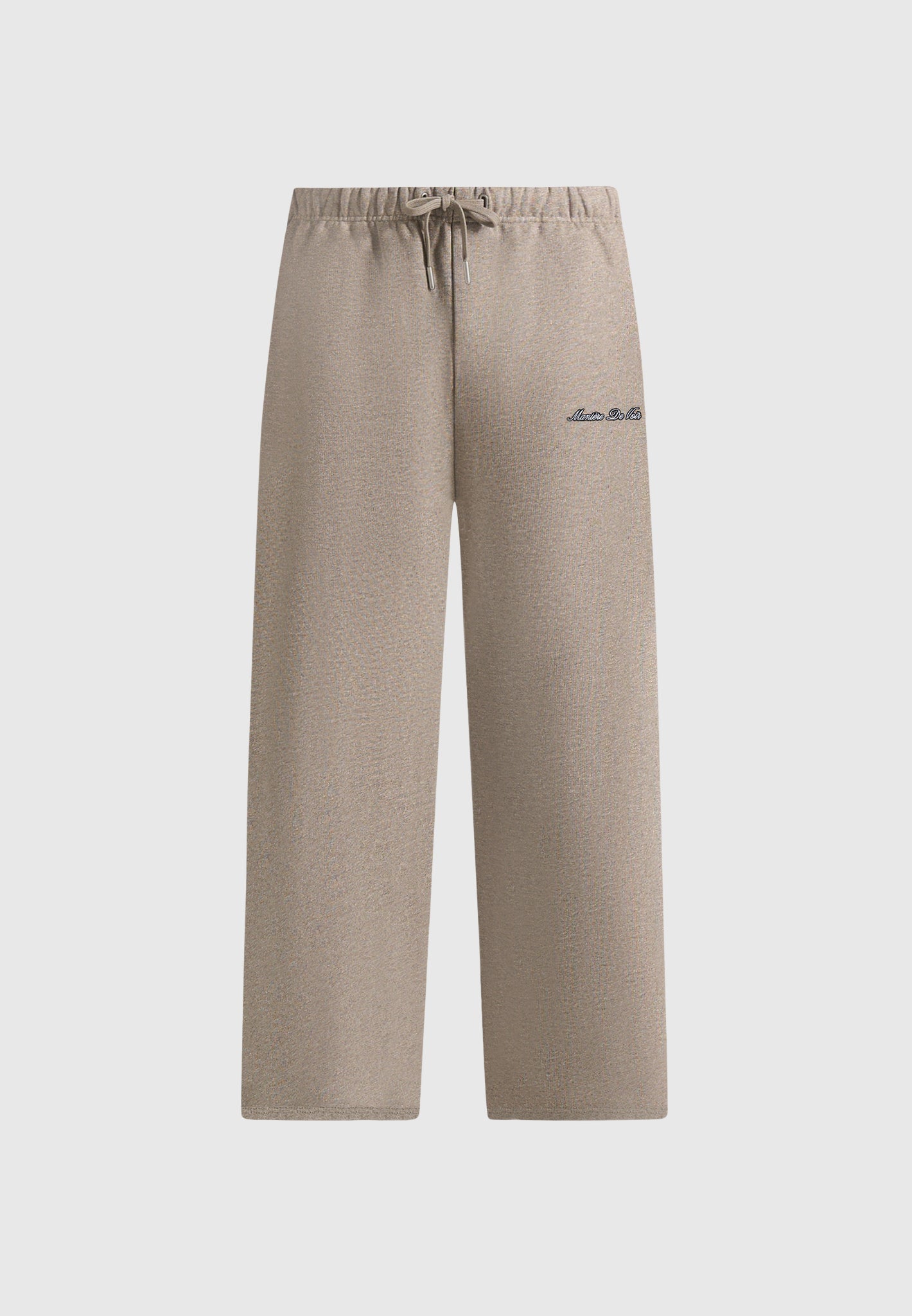 JS003 - Unisex Signature Wide Leg Joggers - Taupe