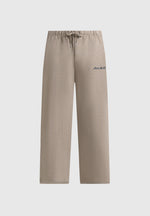 JS003 - Unisex Signature Wide Leg Joggers - Taupe