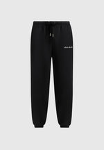 JS005 - Signature Regular Fit Cuffed Joggers - Black