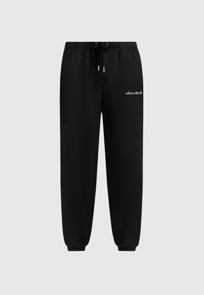 JS005 - Signature Regular Fit Cuffed Joggers - Black