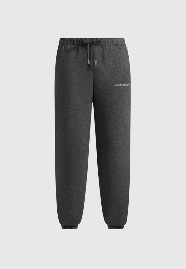 JS005 - Signature Regular Fit Cuffed Joggers - Charcoal Grey