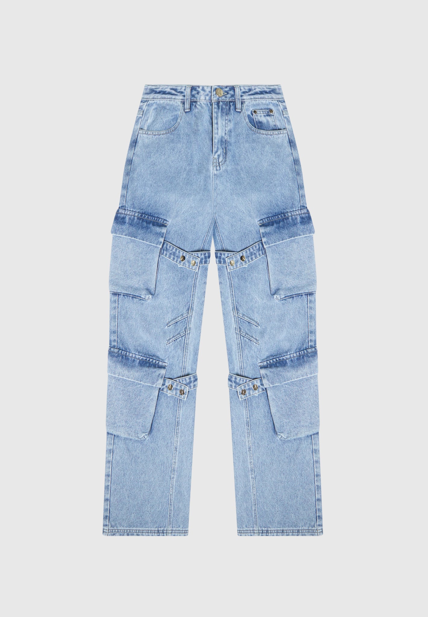 Jeans store with straps