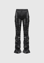 caroline-tacked-leather-fit-and-flare-trousers-black