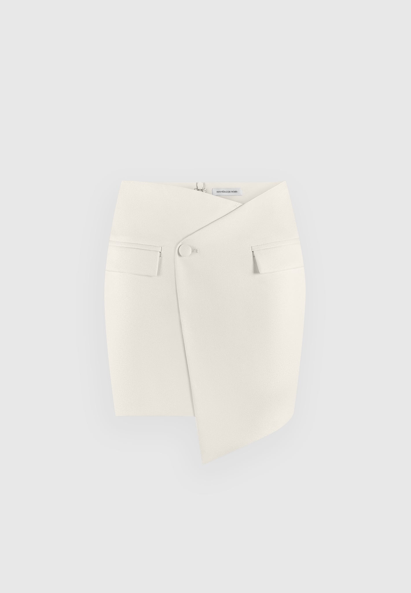 tailored-asymmetric-mini-skirt-beige