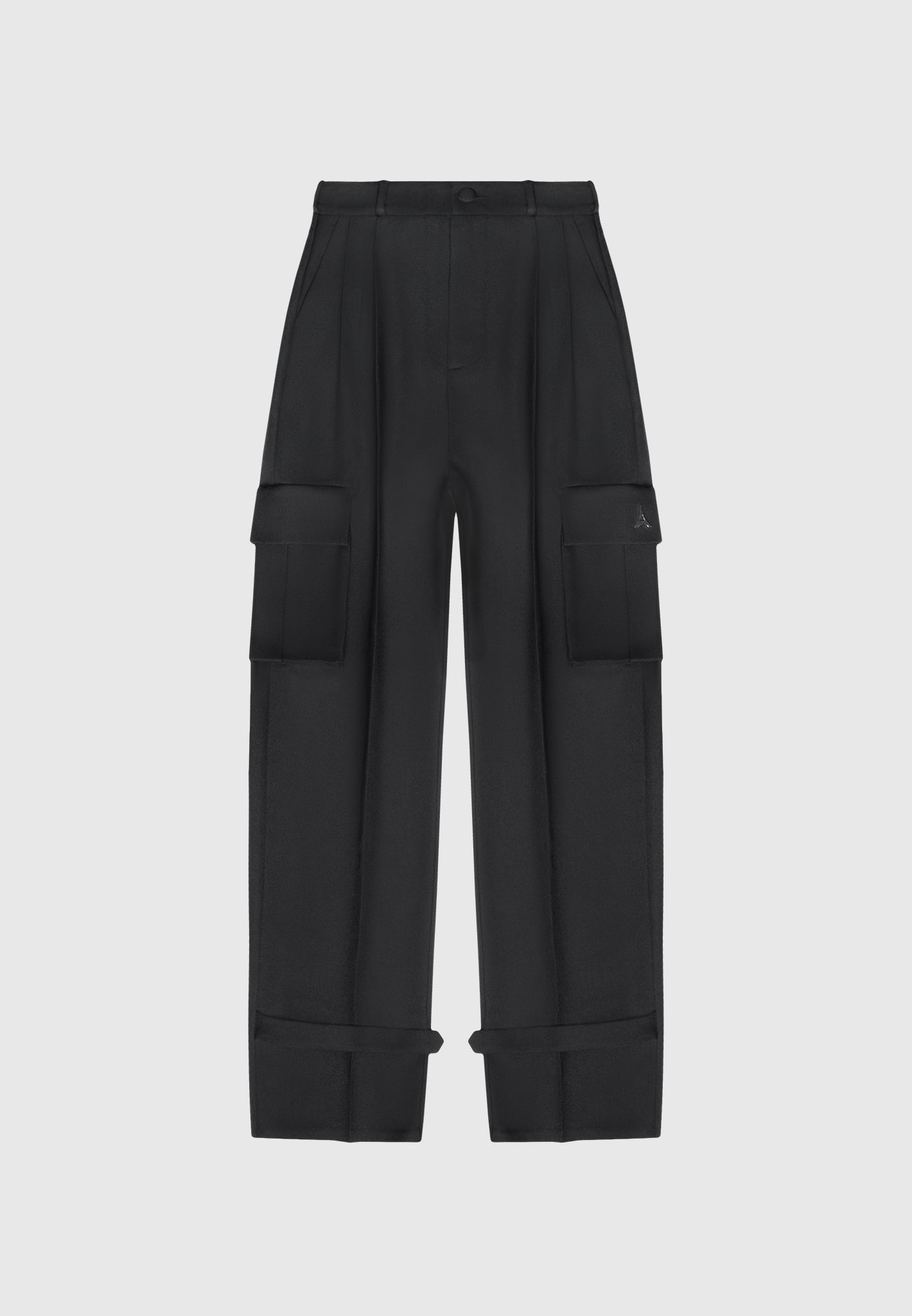 tailored-pleated-cargo-trousers-black